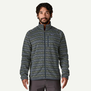 Patagonia Better Sweater Fleece Jacket Woven Together Smolder Blue