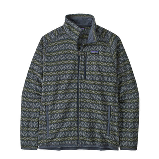 Patagonia Better Sweater Fleece Jacket Woven Together Smolder Blue