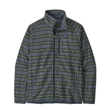 Patagonia Better Sweater Fleece Jacket Woven Together Smolder Blue
