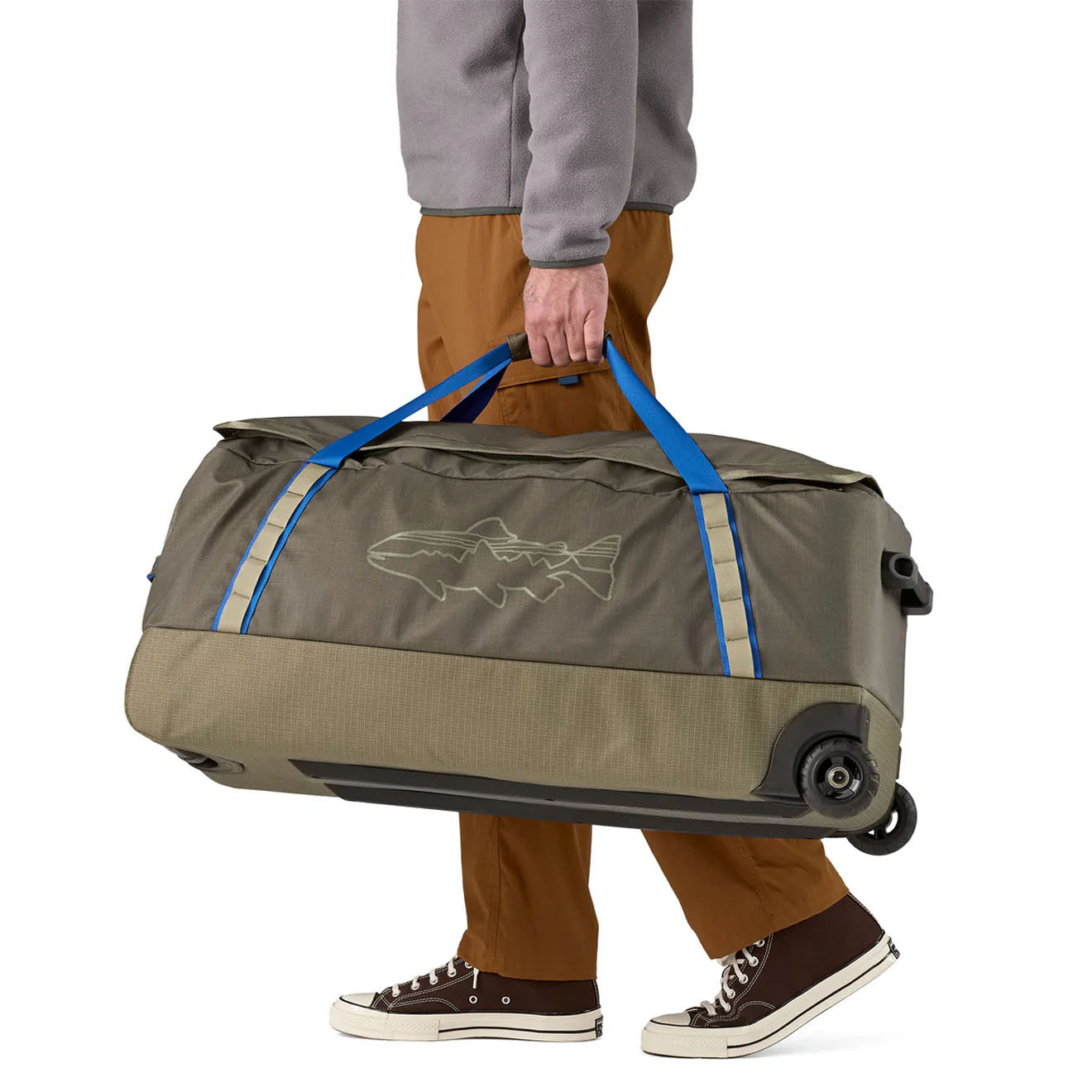 Patagonia Black Hole Wheeled Duffel 100L Basin Green - Parasol Store