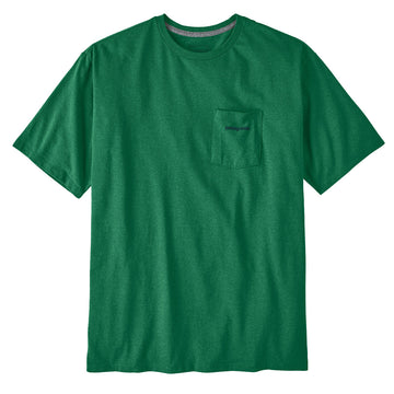 Patagonia Boardshort Logo Pocket Responsibili-Tee Gather Green - Parasol Store