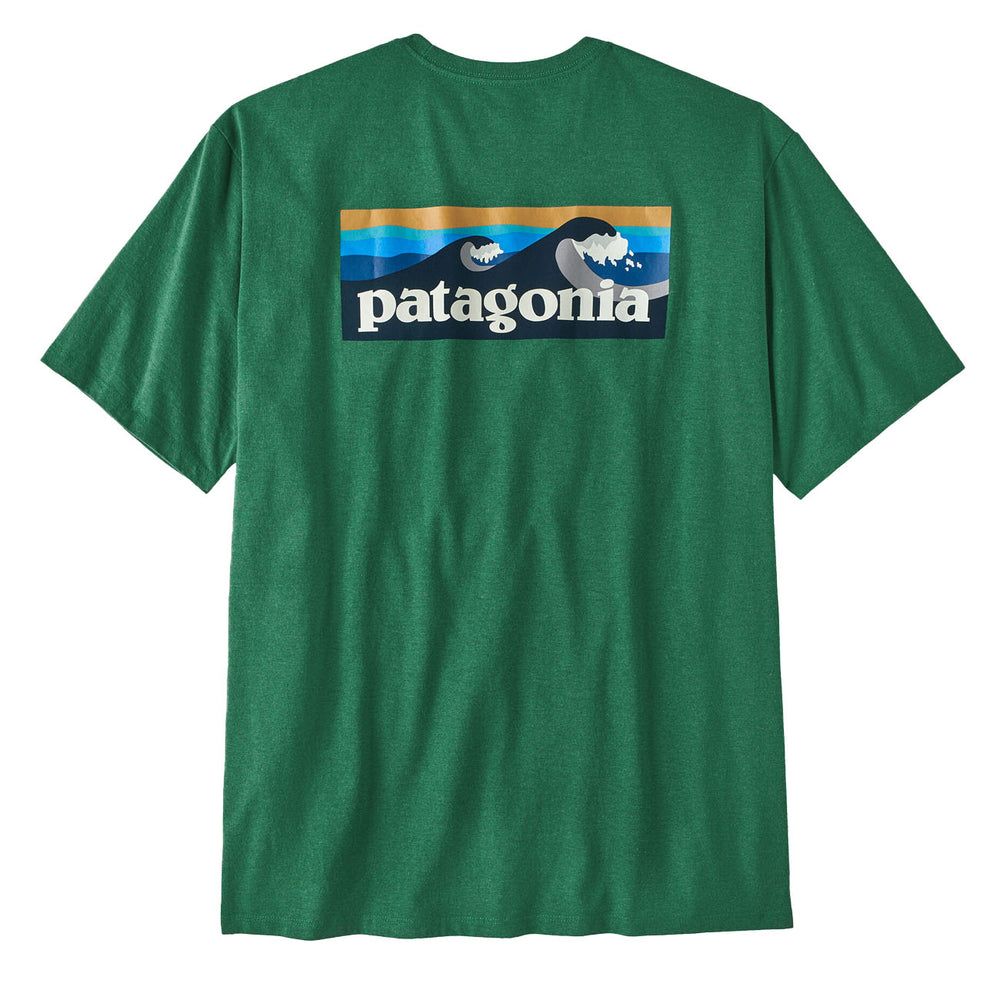 Patagonia Boardshort Logo Pocket Responsibili-Tee Gather Green - Parasol Store