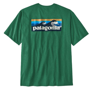 Patagonia Boardshort Logo Pocket Responsibili-Tee Gather Green - Parasol Store