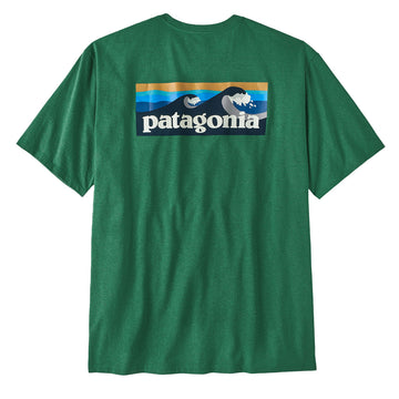 Patagonia Boardshort Logo Pocket Responsibili-Tee Gather Green - Parasol Store