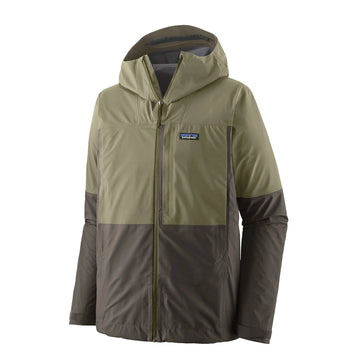 Patagonia Boulder Fork Rain Jacket Forge Grey / River Rock Green