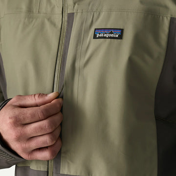 Patagonia Boulder Fork Rain Jacket Forge Grey / River Rock Green