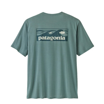 Patagonia Cap Cool Daily Shirt Boardshort Logo Blue Sage Light Blue Sage X-Dye