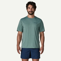 Patagonia Cap Cool Daily Shirt Boardshort Logo Dyno White