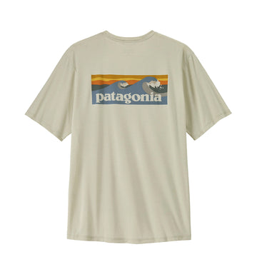 Patagonia Cap Cool Daily Shirt Boardshort Logo Dyno White