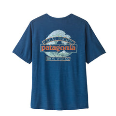 Patagonia Cap Cool Daily Shirt Great Waves Clement Blue Light Clement Blue X-Dye