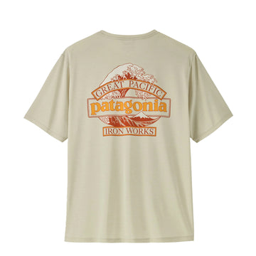 Patagonia Cap Cool Daily Shirt Great Waves Dyno White