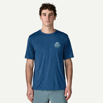 Patagonia Cap Cool Daily Shirt Great Waves Clement Blue Light Clement Blue X-Dye