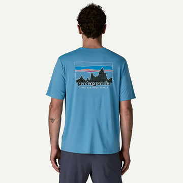 Patagonia Cap Cool Daily Shirt '73 Skyline Shore Blue Light Shore Blue X-Dye