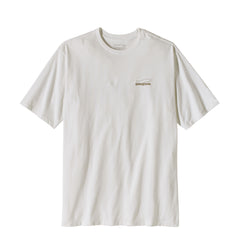 Patagonia Casting Logo Responsibili-Tee Fiber White