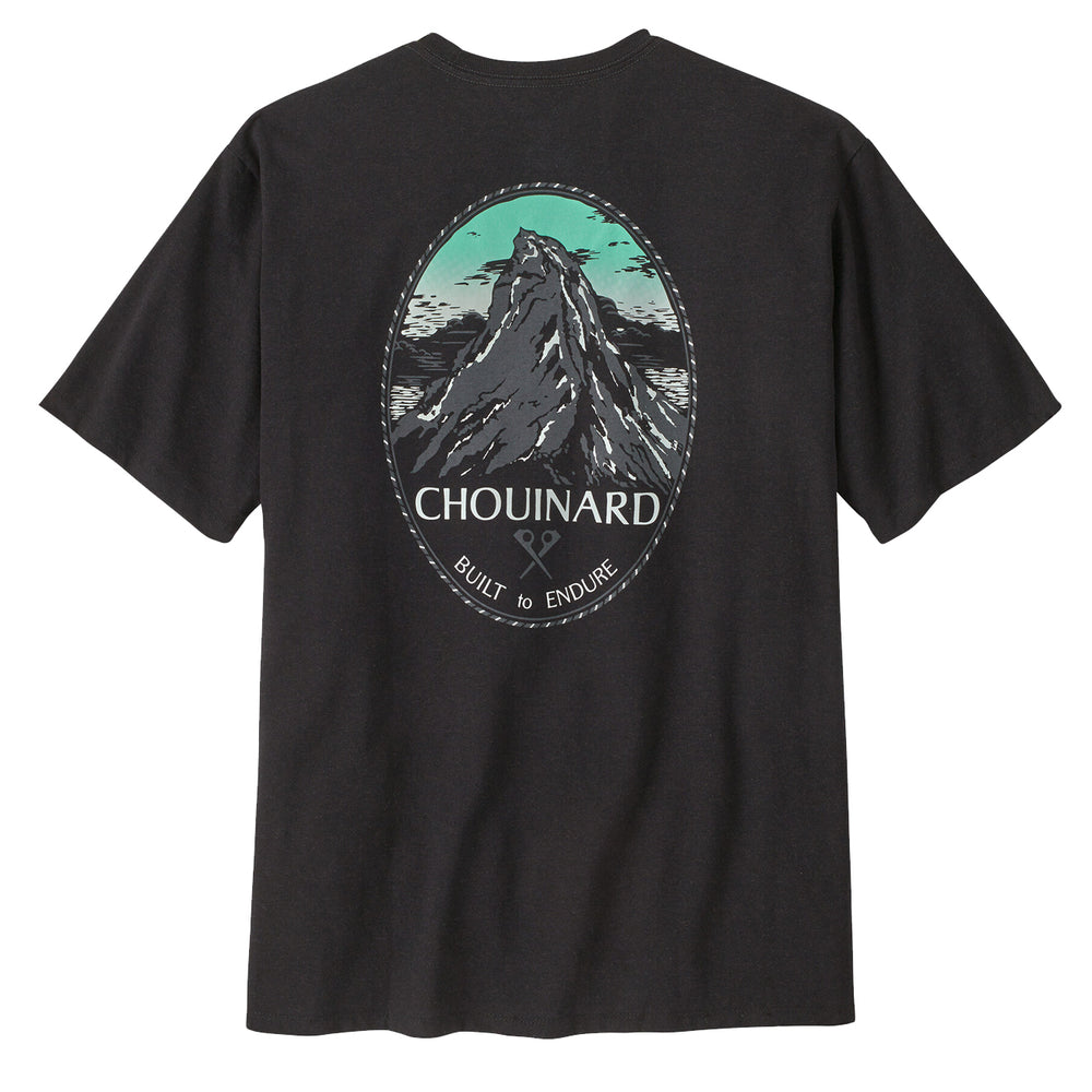 Patagonia Chouinard Crest Pocket Responsibili Tee Ink Black - Parasol Store
