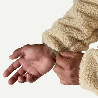 Patagonia Classic Retro-X Fleece Jacket Dark Natural w/Basin Green