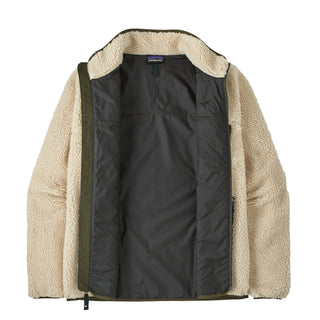 Patagonia Classic Retro-X Fleece Jacket Dark Natural w/Basin Green