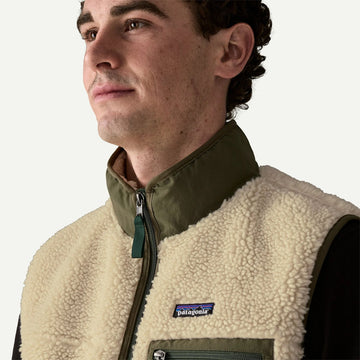 Patagonia Classic Retro-X Vest Dark Natural / Basin Green - Parasol Store