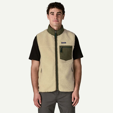 Patagonia Classic Retro-X Vest Dark Natural / Basin Green - Parasol Store