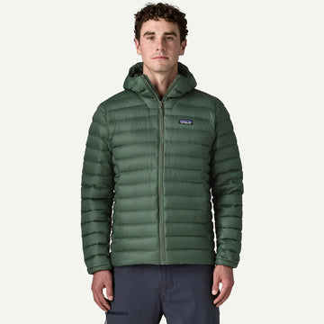 Patagonia Down Sweater Hoody Jacket Treeline Green