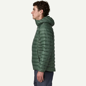 Patagonia Down Sweater Hoody Jacket Treeline Green