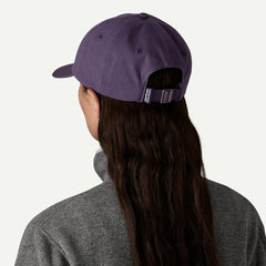 Patagonia Fitz Roy Icon Trad Cap Text Logo Plummet Purple - Parasol Store