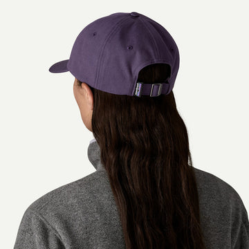 Patagonia Fitz Roy Icon Trad Cap Text Logo Plummet Purple