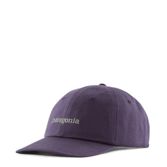 Patagonia Fitz Roy Icon Trad Cap Text Logo Plummet Purple - Parasol Store