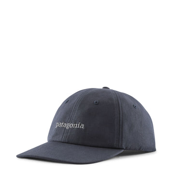 Patagonia Fitz Roy Icon Trad Cap Text Logo Smolder Blue - Parasol Store