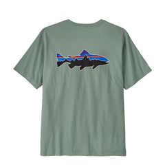 Patagonia Fitz Roy Trout T-Shirt Cover Green