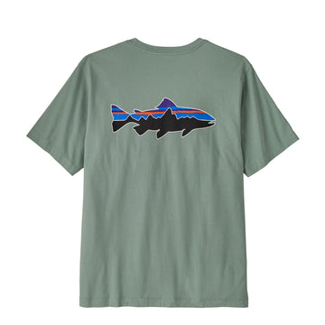Patagonia Fitz Roy Trout T-Shirt Cover Green