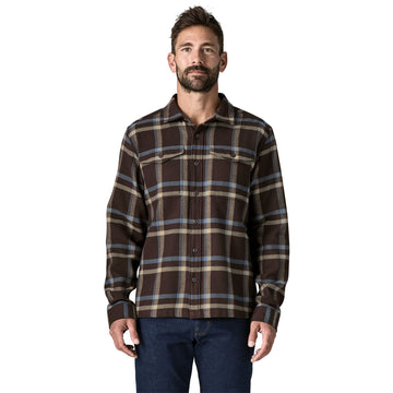 Patagonia Fjord Flannel Shirt Crossing / Den Brown