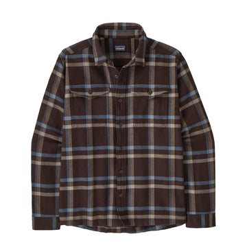 Patagonia Fjord Flannel Shirt Crossing / Den Brown