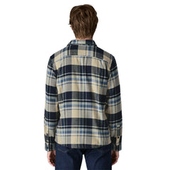 Patagonia Fjord Flannel Shirt Hibernate Sunken Blue - Parasol Store
