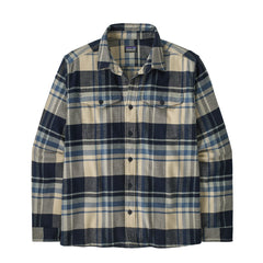 Patagonia Fjord Flannel Shirt Hibernate Sunken Blue - Parasol Store