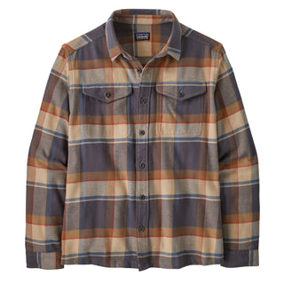 Patagonia Fjord Flannel Shirt Sunrise Ridge / Forge Grey - Parasol Store
