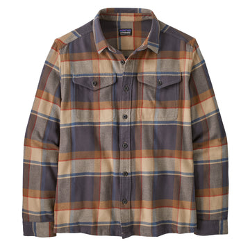 Patagonia Fjord Flannel Shirt Sunrise Ridge / Forge Grey - Parasol Store