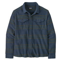 Patagonia Fjord Flannel Shirt Treelined / Smolder Blue - Parasol Store