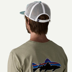 Patagonia Fly Catcher Hat Fitz Roy Trout Weathered Stone