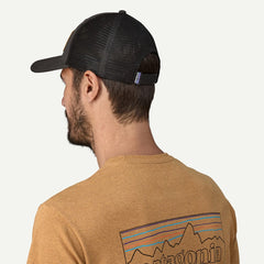 Patagonia Flying Fish LoPro Trucker Hat Flying Fish Fork Ink Black - Parasol Store