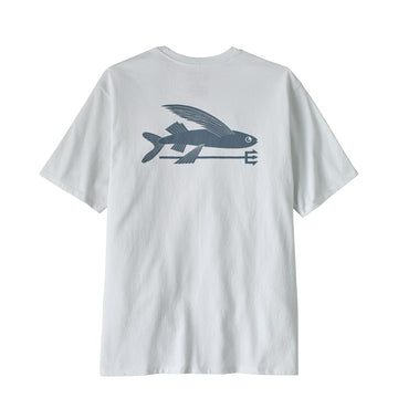 Patagonia Flying Fish Responsibili-Tee Fiber White