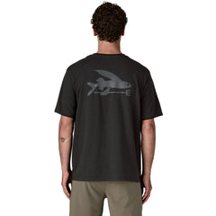 Patagonia Flying Fish Responsibili-Tee Ink Black