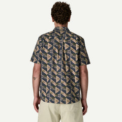 Patagonia Go To Shirt Jaguar Geo Dolomite Blue