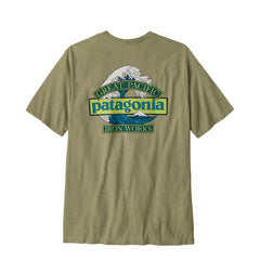 Patagonia Great Waves Responsibili-Tee Gumtree Green