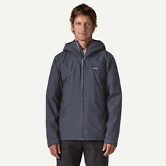Patagonia Insulated Boulder Fork Rain Jacket Smolder Blue