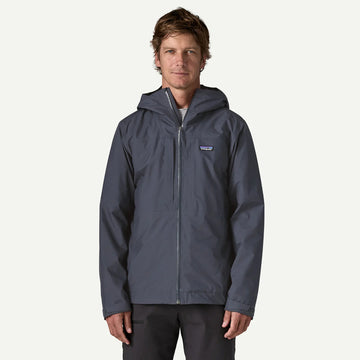 Patagonia Insulated Boulder Fork Rain Jacket Smolder Blue