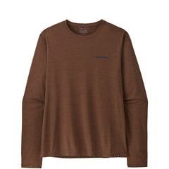 Patagonia L/S Capilene Cool Daily Shirt Boardshort Logo Berm Brown Light Berm Brown X-Dye