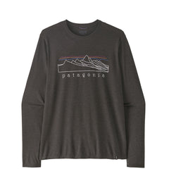 Patagonia L/S Capilene Cool Trail Shirt Stratapeaks Ink Black