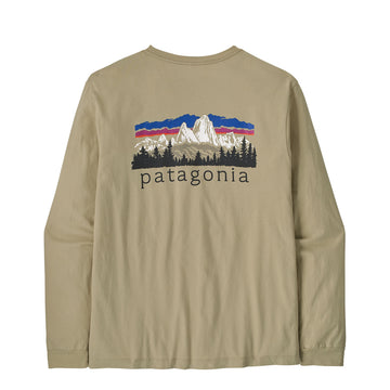 Patagonia L/S Fitz Roy Foothills T-Shirt Weathered Stone