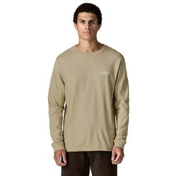 Patagonia L/S Fitz Roy Foothills T-Shirt Weathered Stone